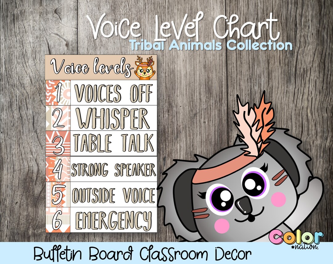 Voice Level Chart | Voice Level Posters | Classroom Decor | Behavior ...