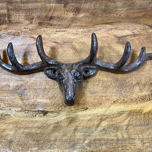 Deer Antler Key Holder Hooks (Cast iron)