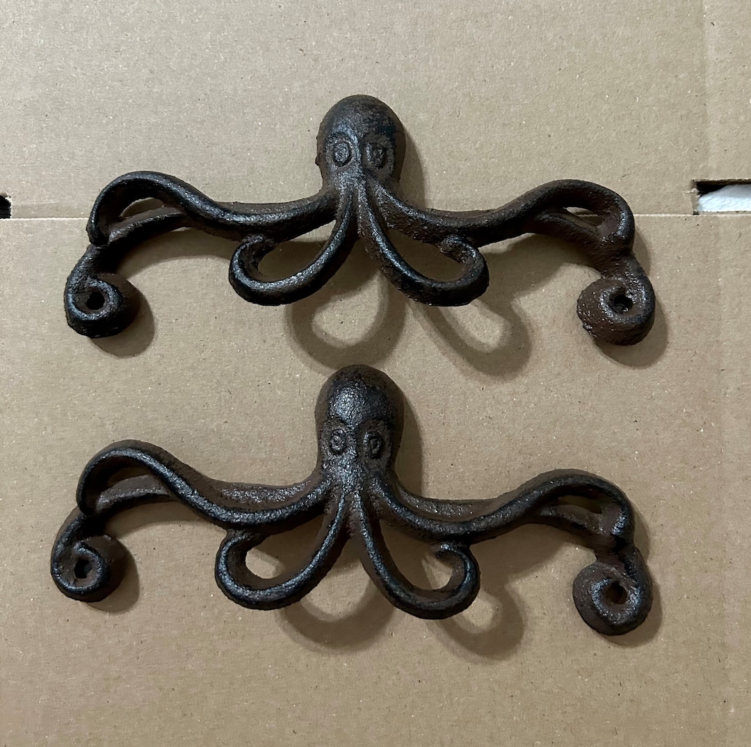 Octopus Drawer Pulls Set of 2 Etsy
