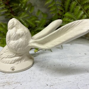 White Rabbit Head Wall Hook (cast Iron) - Etsy