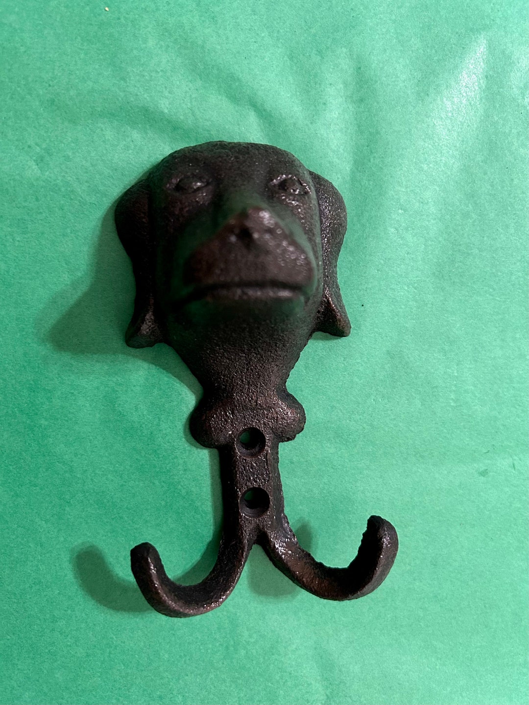 Dog Head Wall Hook Etsy