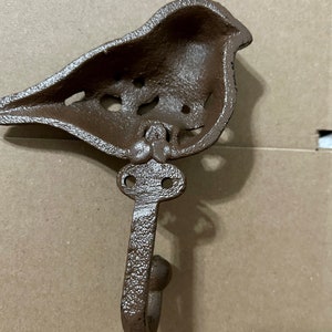 Cast Iron Bird Hook