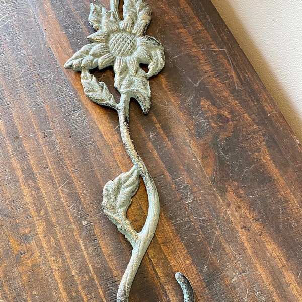 Basket Extension Sunflower Hook cast iron