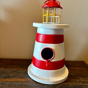 Cliff side  Lighthouse Birdhouse
