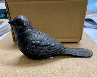 Bird Door Stop Cast Iron