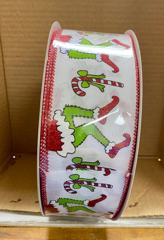 Grinch Ribbon 2.5 X 50 Yards 150 Feet 