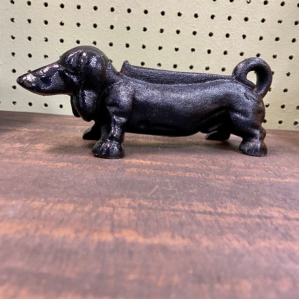 Dashound Boot Scraper Cast Iron
