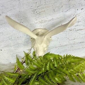 White Rabbit Head Wall Hook (cast Iron) - Etsy