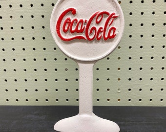 VTG Coca Cola Door Pull Handle Cast Iron Metal 1950's | #4836760595
