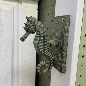 Seahorse Door Knocker Cast Iron