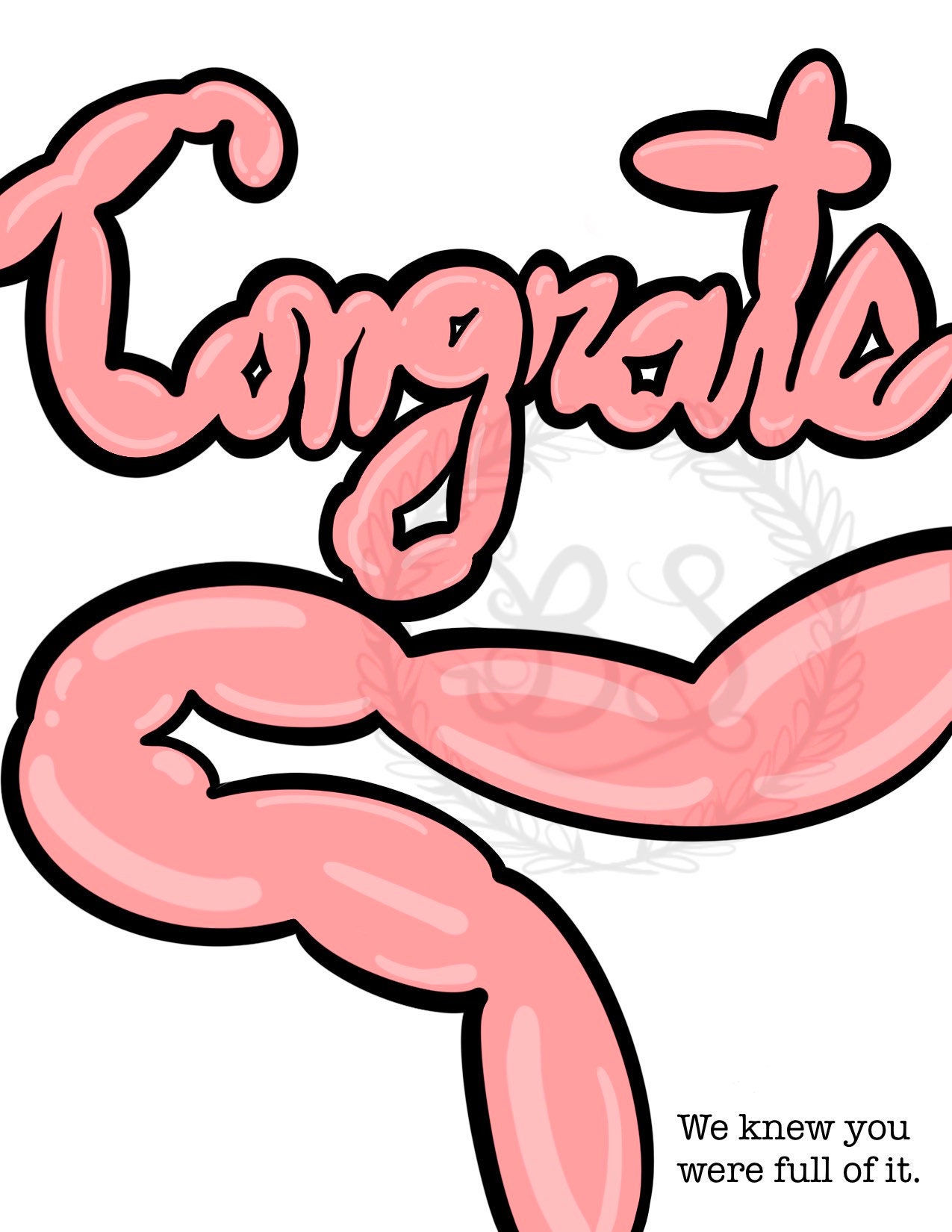 Colonoscopy Funny Greeting Card Congrats Medical Procedure Etsy