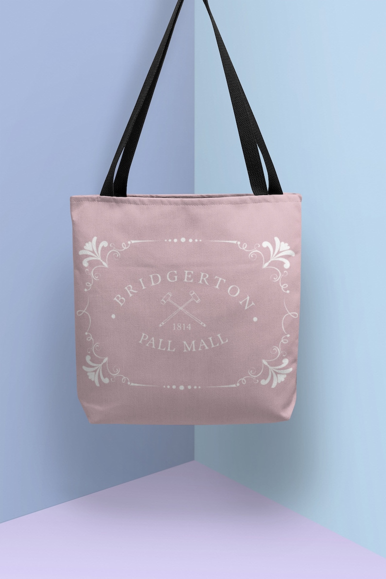 Duke Duchess of Hastings Bridgerton Gift Bridgerton tote bag Lady Whistledown Society Papers Shirts Peneloise Gifts Bridgerton Pall Mall