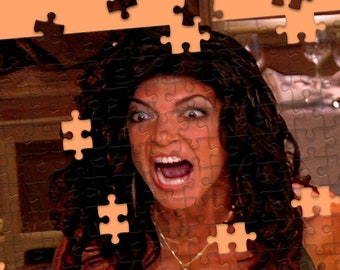 Table Flip Jigsaw Puzzle - Teresa Giudice / New Jersey / Real Housewives / Bravo - GIFTees