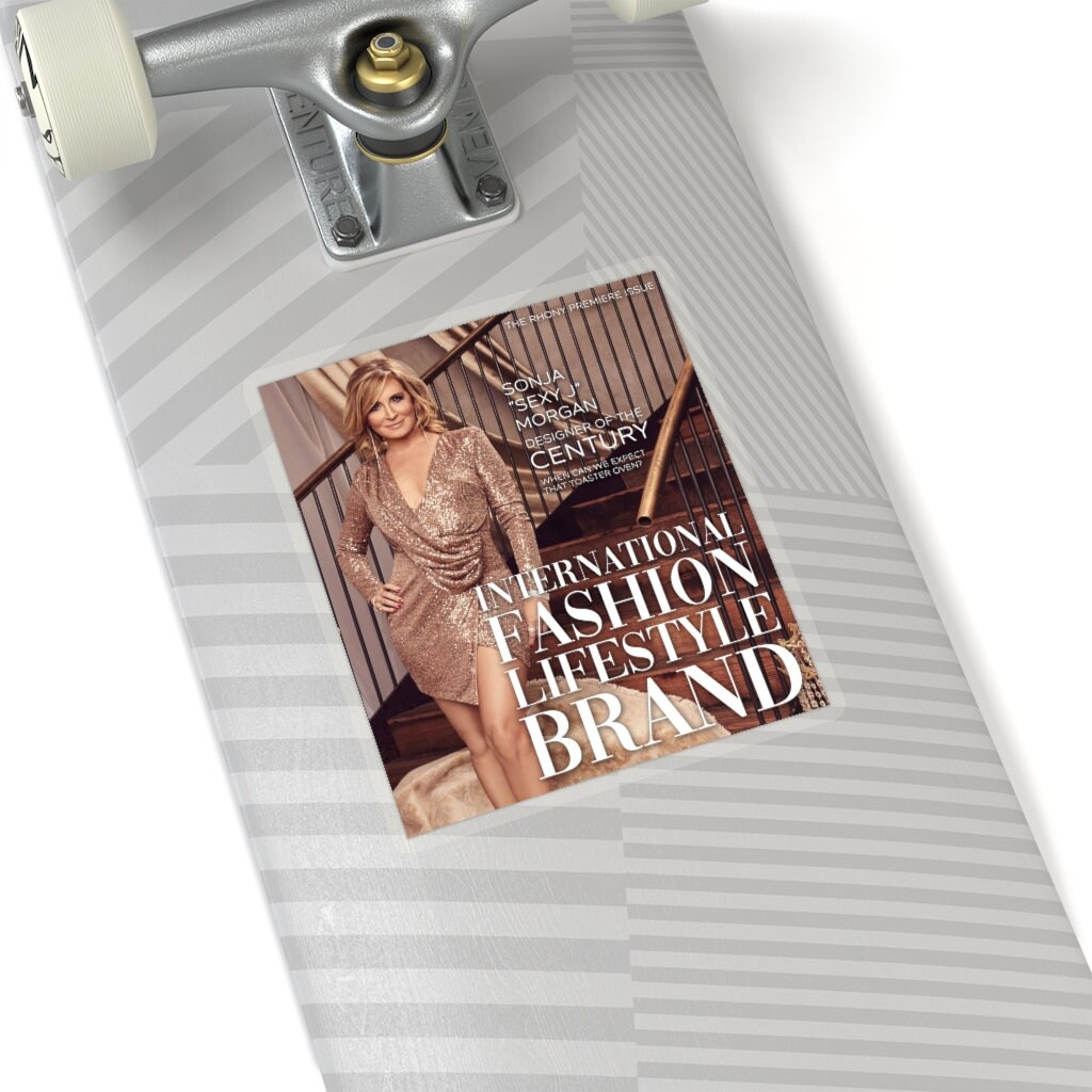 International Fashion Lifestyle Brand Sticker Sonja / Etsy