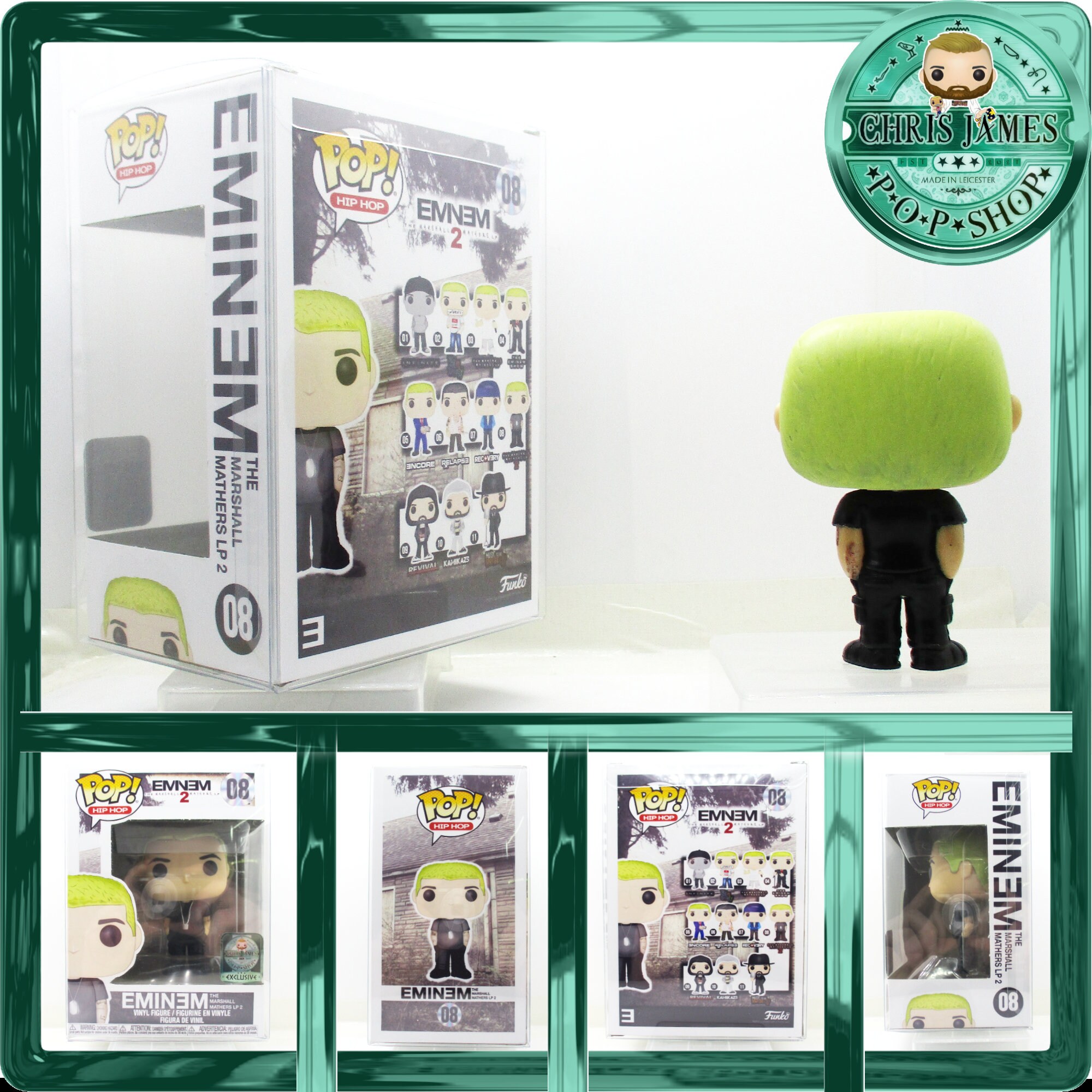Eminem MMLP2 Funko Pop Figure Handpainted Chris James Pop Shop MTO Etsy