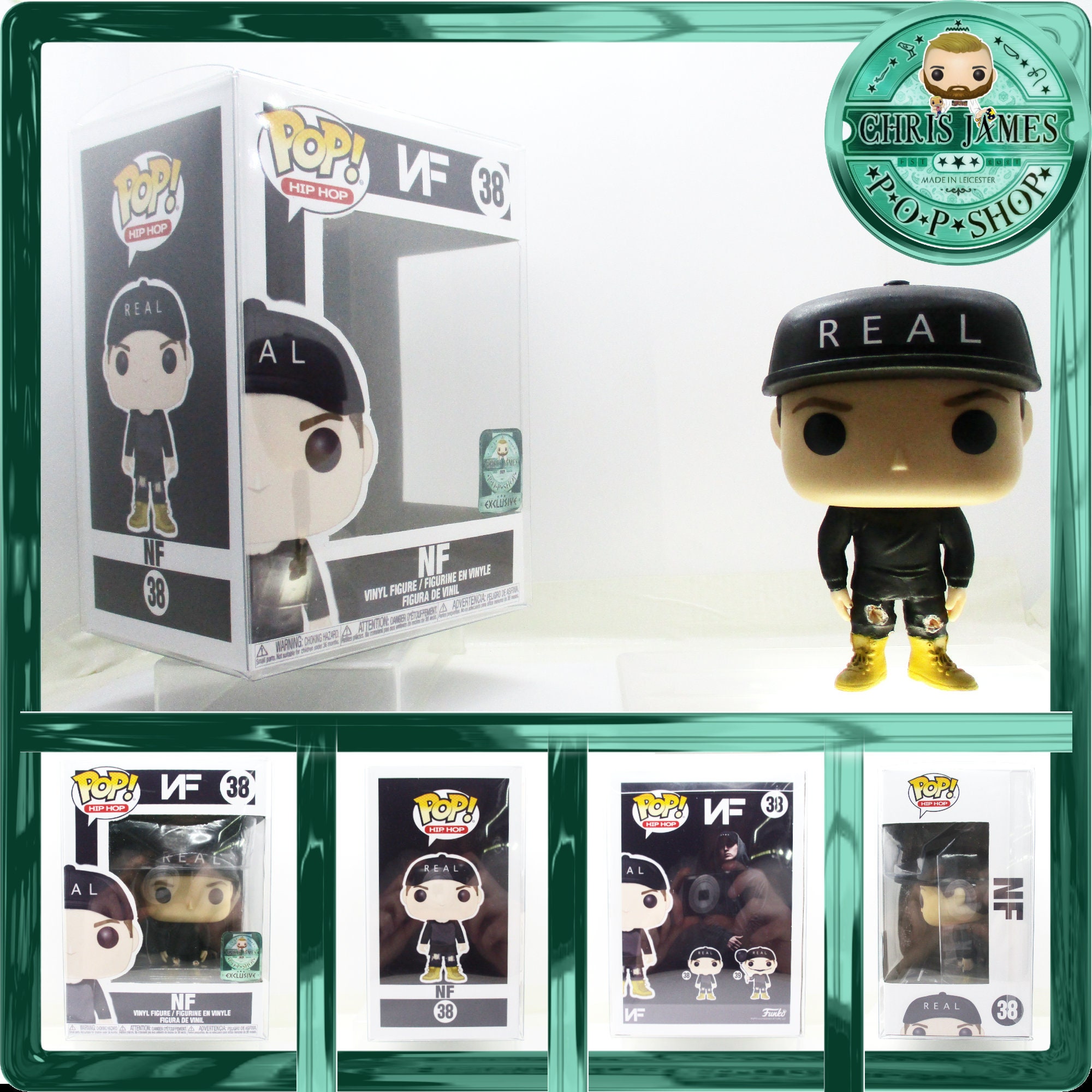 NF Funko Pop Figure Hand-painted Chris James Pop Shop MTO