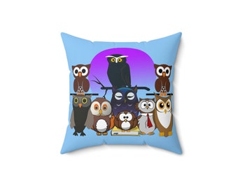 Spun Polyester Square Pillow