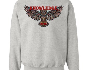 Knowledge Crewneck Pullover Sweatshirt