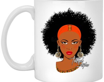 Tribal Styles 11 oz. White Mug