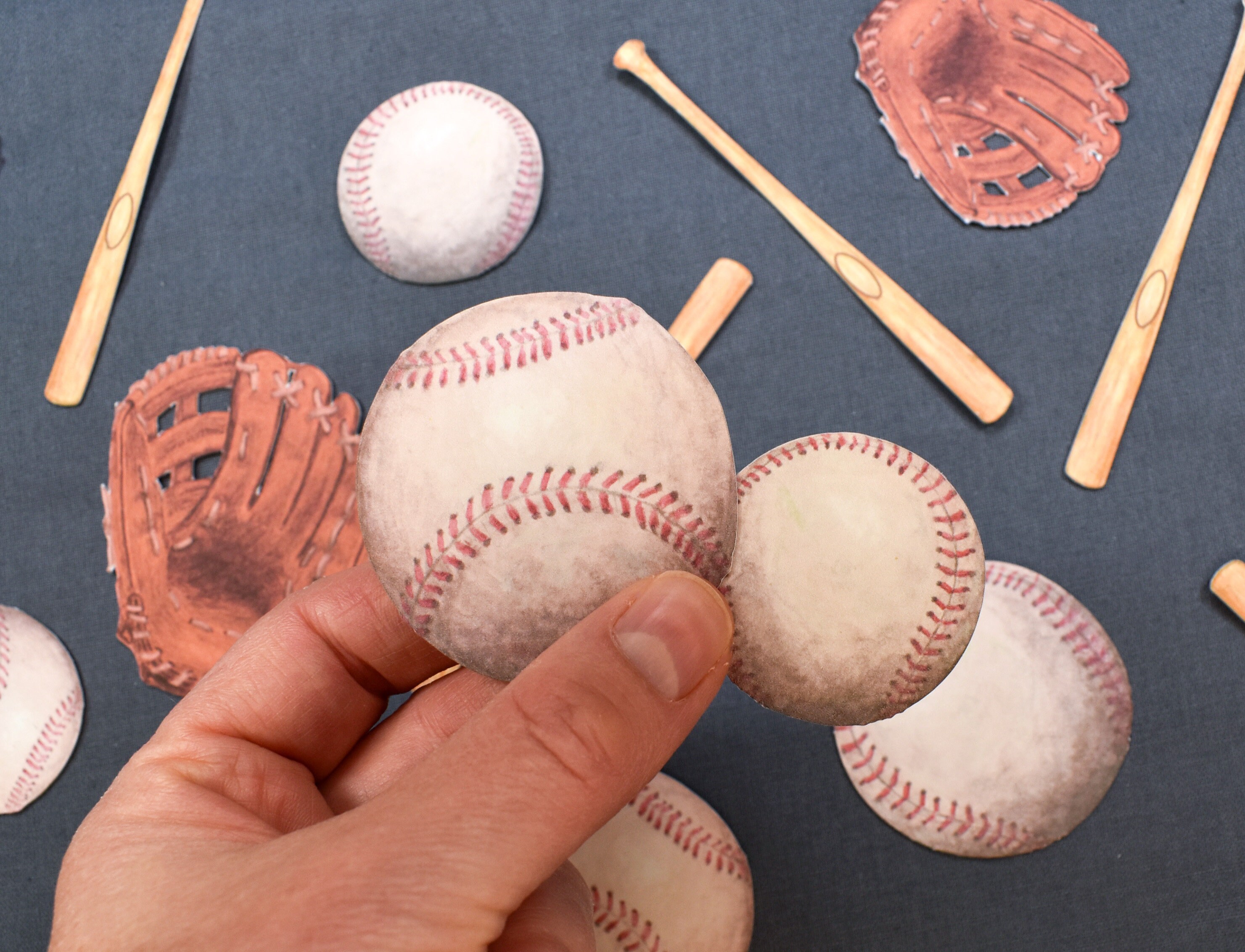 Baseball confetti Baseballfetti Baseball themed party Etsy