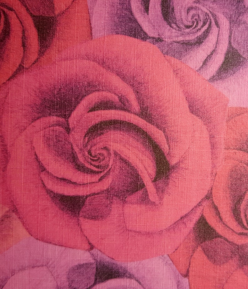 Rose greeting card Pink rose note card Everyday flower card Mother/'s day card Bouquet Card