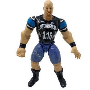 Vintage Stone Cold Steve Austin WWF WWE Jakks Action Figure
