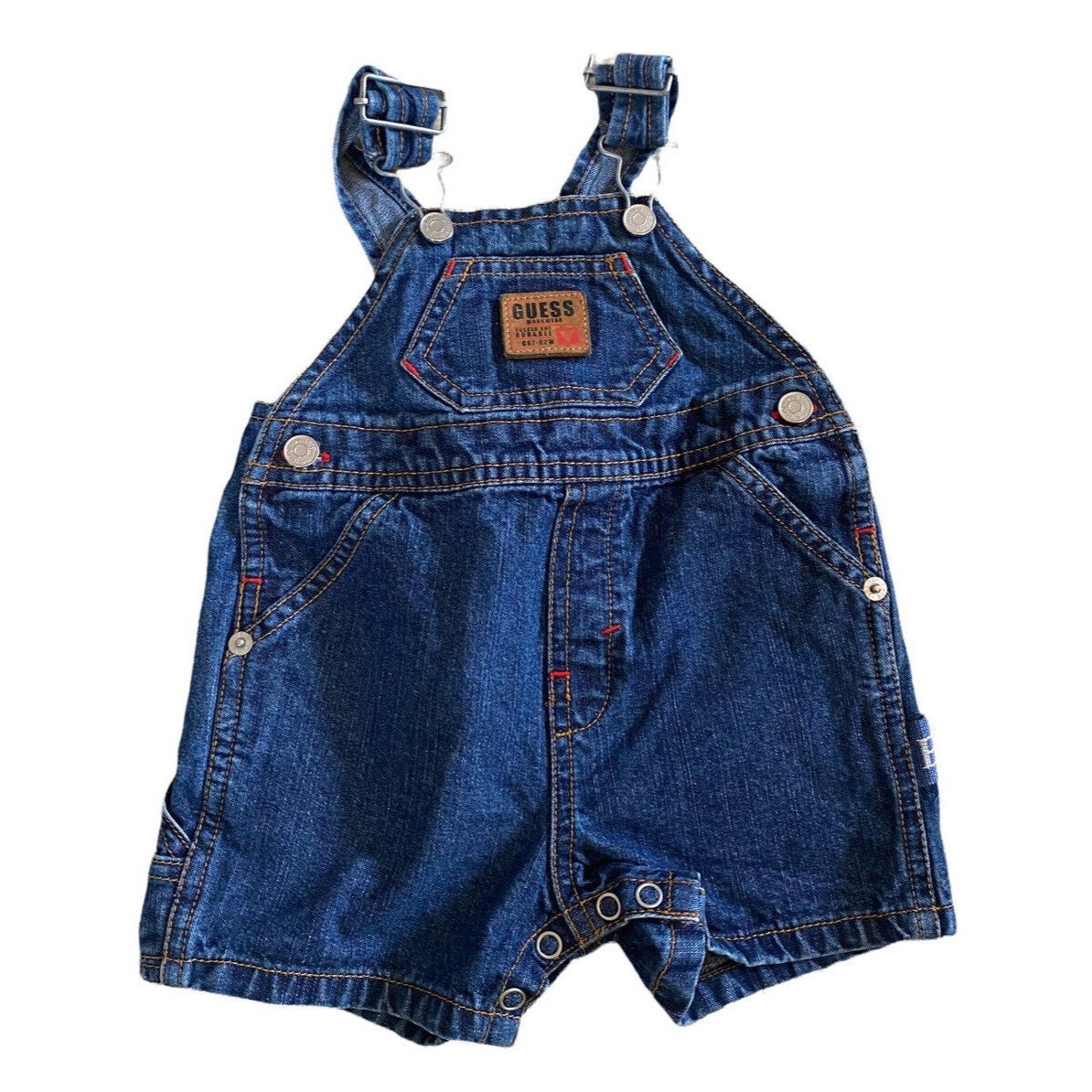 れあり GUESS vintage guess baby 2Y オーバーオール の通販 by oyasumi｜ゲスならラクマ ベビー