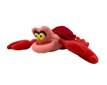 Applaus Disney kleine zeemeermin Sebastian Lobster Bean pluche 5" knuffeldier