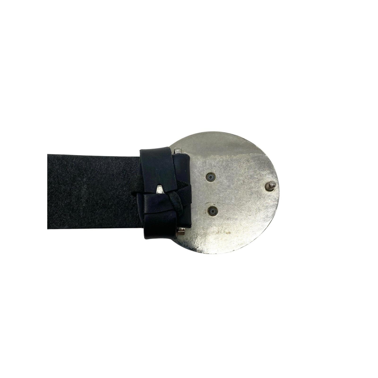 Pepe Jeans London Leather Belt Unisex Sauco belt Pepe Jeans London | color Navy blue | Gomez.pl/en main image 2