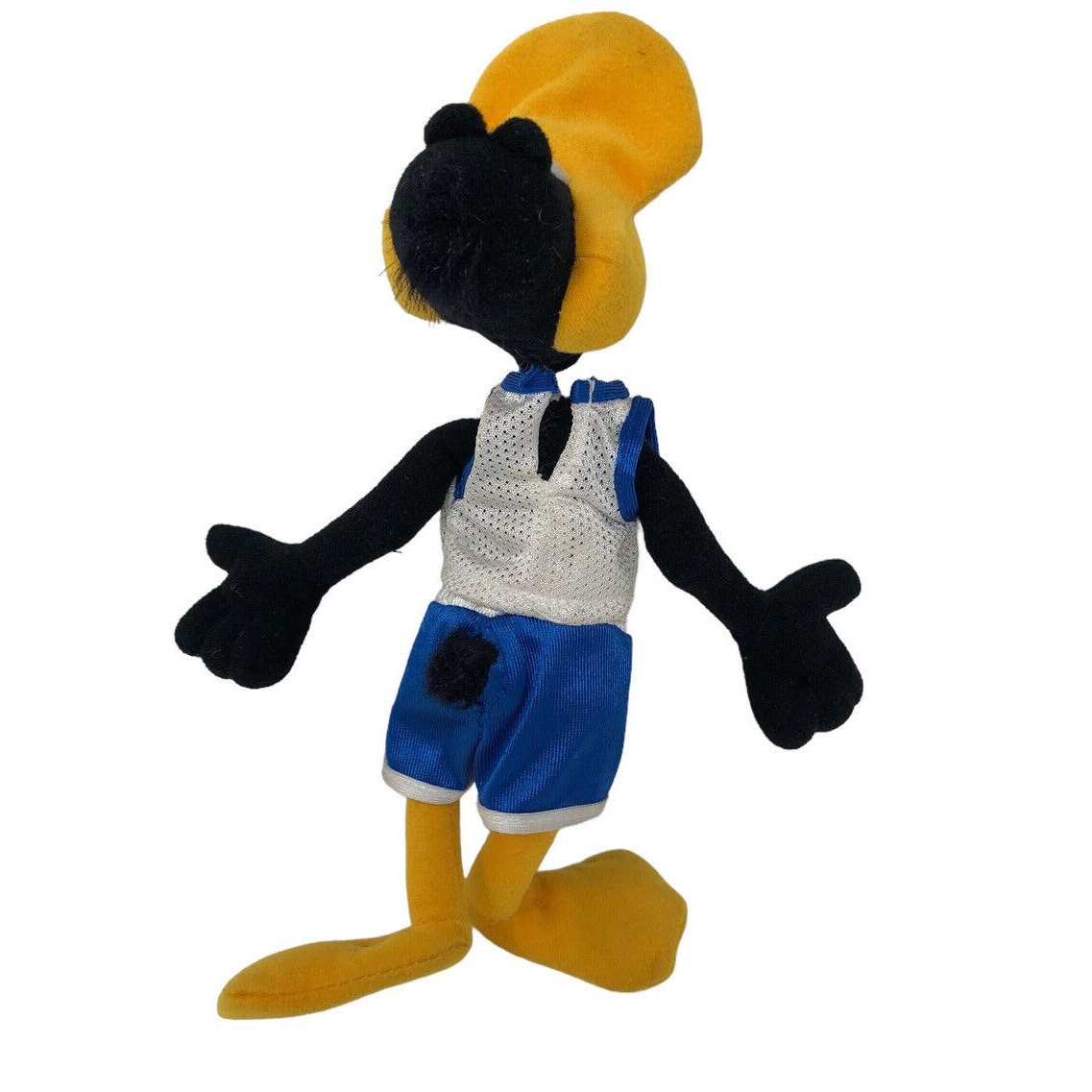 1996 Looney Tunes Daffy Duck Space Jam Basketball Plush Stuffed Animal