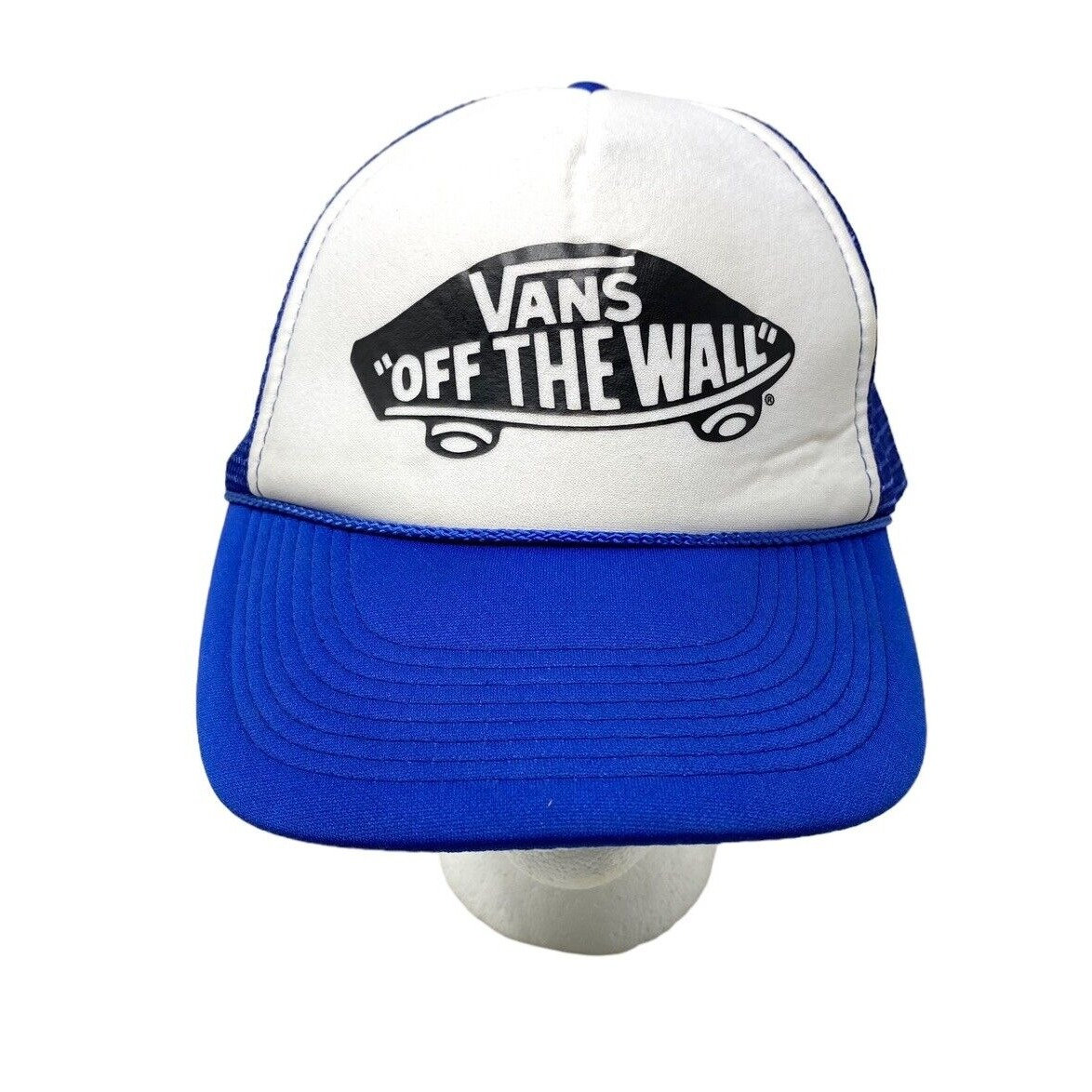 Vans Off Baseball Cap Vans Hat Sale VTG Vans Blue White Mesh