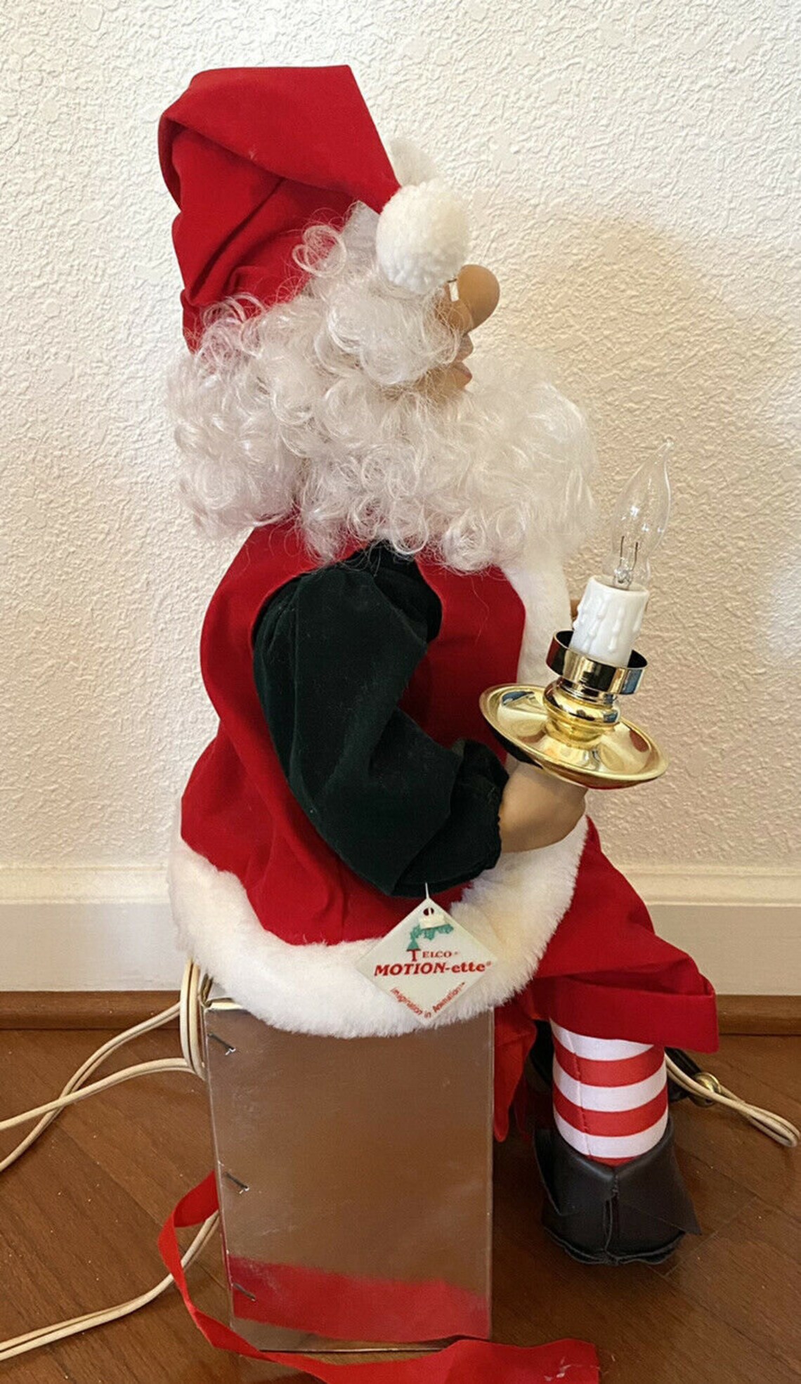 TELCO Christmas Display Figure ANIMATED Elf Etsy