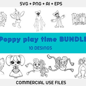 PJ Pug a Pillar Poppy Playtime Huggy Wuggy Game Svg / Png / 