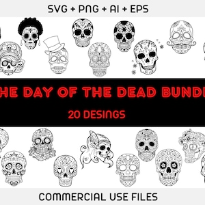 Sugar Skull svg file, Sugar Skull cut file, Sugar Skull clipart, day of the dead svg, dia de los muertos svg, sugar skull vector