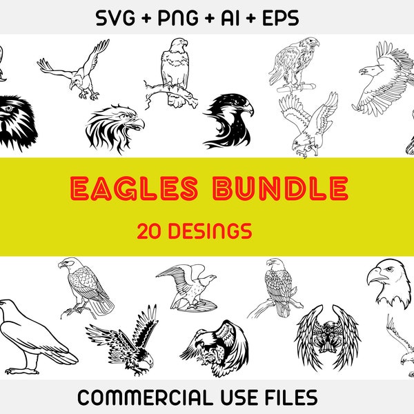 Eagle svg, eagle head svg, eagle silhouette, fierce eagle, bird svg, decal, stencil, vinyl, cut file, iron on, monogram, cuttable, die cut