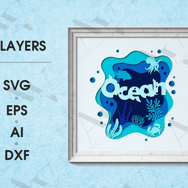 3D Oceansvg , Ocean Shadow Box, 3d Shadow Box, Shadow Box SVG, Ocean Light Box,Ocean Paper Cut ,3D papercut, cutting cricut,Silhouette file 3D Oceansvg , Ocean Shadow Box, 3d Shadow Box, Shadow Box SVG, Ocean Light Box,Ocean Paper Cut ,3D papercut, cutting cricut,Silhouette file