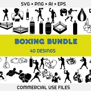 Boxing svg bundle, Boxing svg, boxing silhouette, Boxing gloves svg, Boxing cut file, Boxing Svg Cut File, Boxing clipart, Boxer svg