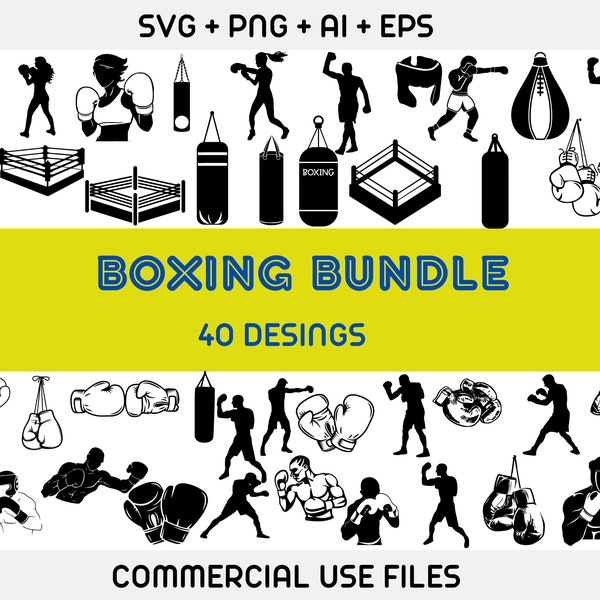 Boxing svg bundle, Boxing svg, boxing silhouette, Boxing gloves svg, Boxing cut file, Boxing Svg Cut File, Boxing clipart, Boxer svg