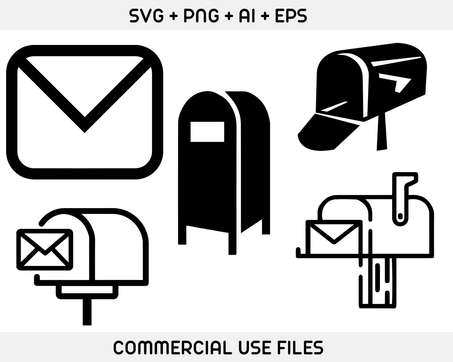 Mailbox Svg Mail Box Svg Mailbox Clipart Box for Mail Svg - Etsy
