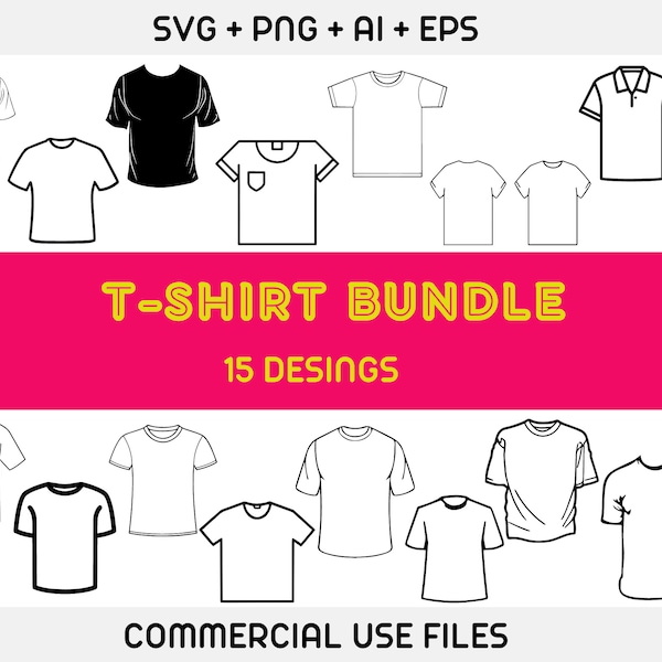 T-shirt svg Bundle, T-shirt svg, T-shirt Silhouette,T-shirt svg Desing , T-shirt ClipArt, T-shirt Outline SVG, T-shirt Files For Cricut