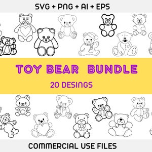 Teddy bear SVG Cricut,Baby bear svg, toy bear svg, toy bear clipart,toy bear Cut Files, toy bear Svg Bundle, toy bear Vector