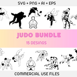 Judo svg,Judo SVG Files,Sports Svg,Judo Clipart,Judo Silhouette,Karate Svg, Jujitsu Svg, Martial Arts Clipart, judoka svg, Martial Arts SVG