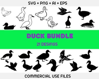 Duck SVG, Animal Svg,Duck Silhouette,SVG Cut Files,Duck Bundle SVG, Duck Clipart,duck hunting svg,Duck Cut File, Flying duck svg,Duck Vector