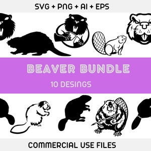 Beaver SVG, animal svg, Beaver Clipart, Beaver Cut Files, Beaver Silhouette, Beaver svg bundle, Beaver Logo, Beaver Vector, river Animal svg