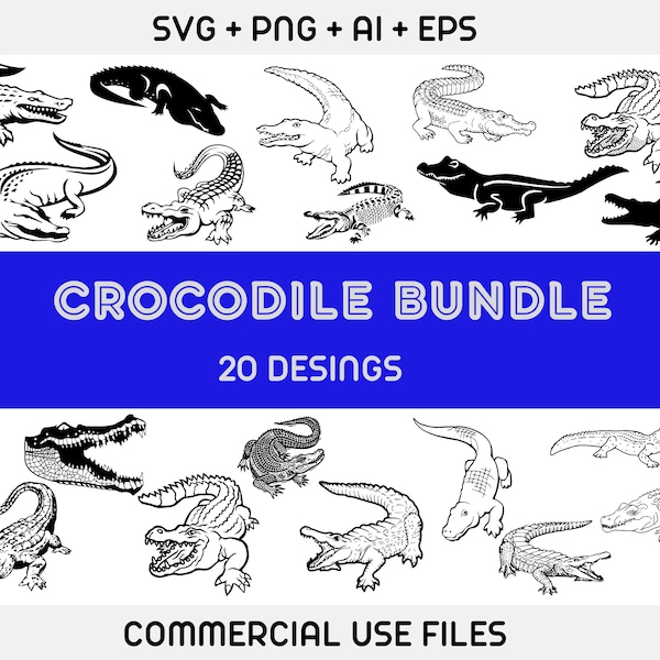 Alligator SVG, Alligator Head SVG, Alligator Clip Art svg, Alligator Silhouette, Crocodile svg, Crocodile Clipart, Crocodile Silhouette Svg