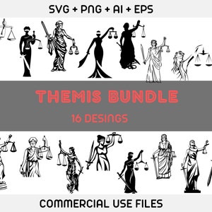 Themis SVG Bundle, Themis SVG, Themis Silhouette, lawyer Svg Design , Lady Justice Silhouette, Courthouse SVG , Tribunal Svg , Law Svg