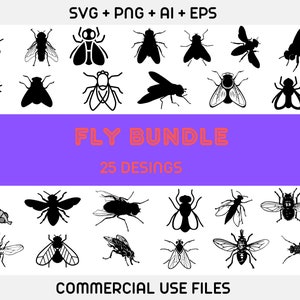 Insect SVG , Insect Bundle SVG, Fly Vector, Fly Bundle SVG, Fly svg, Fly Fishing svg Bundle, horse fly svg, bug svg, flies svg, Flies Vector