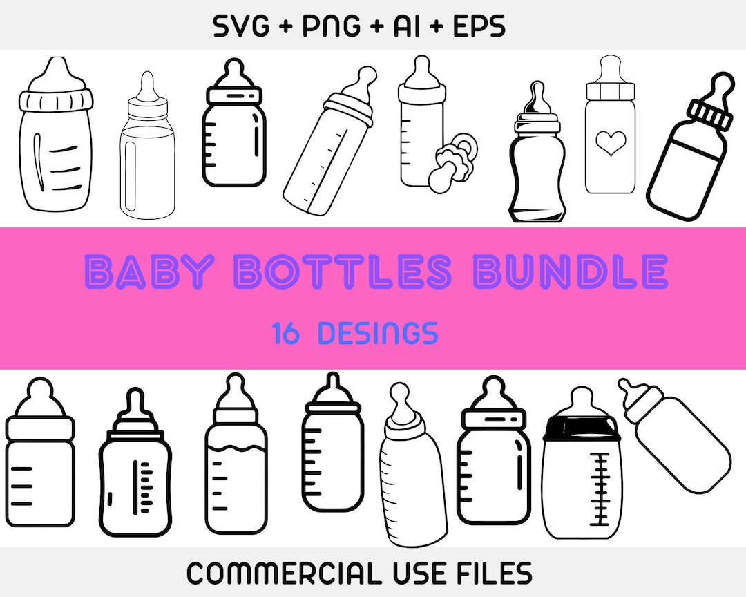 Baby Bottle Svg,babies Bottle Cut File SVG, Milk Bottle SVG, Baby