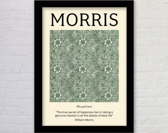Framed Marigold by William Morris Art Print Wall Art Poster