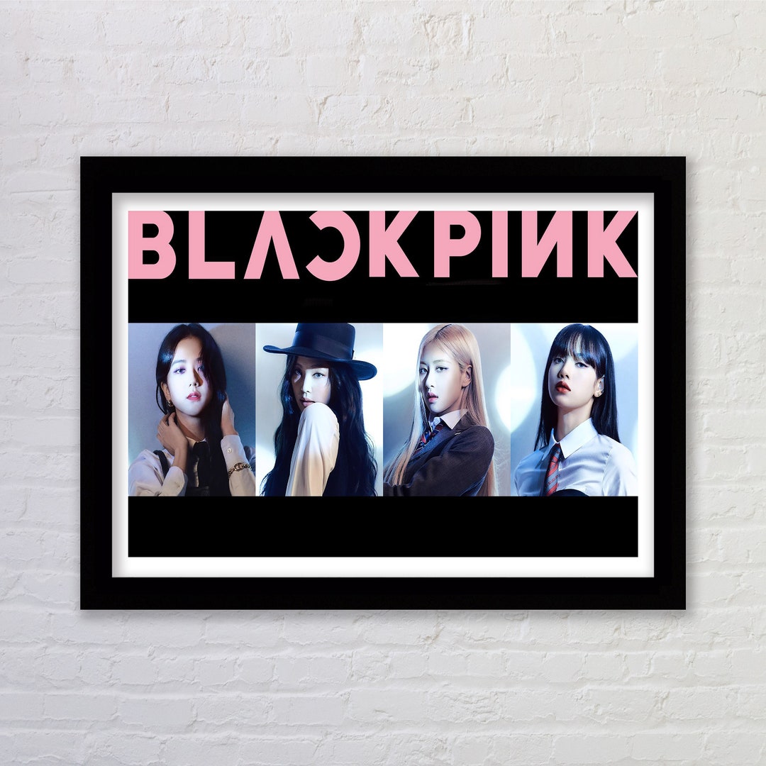 Framed Blackpink Poster Print Wall Art. Korean KPop Girl Etsy.de